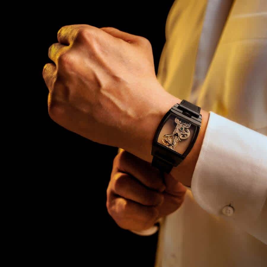 Thomas Earnshaw Wolver Bridge Transparent Dial Mens Watch ES-8299-05