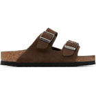 Birkenstock Brown Regular Arizona Soft Footbed Sandals