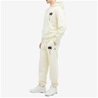 Palm Angels Men's Logo Sweatpants in Off White