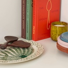 HAY x Emma Kohlmann La Pittura Oval Serving Platter in Olive Grove 