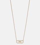 Ferragamo Gancini logo pendant necklace