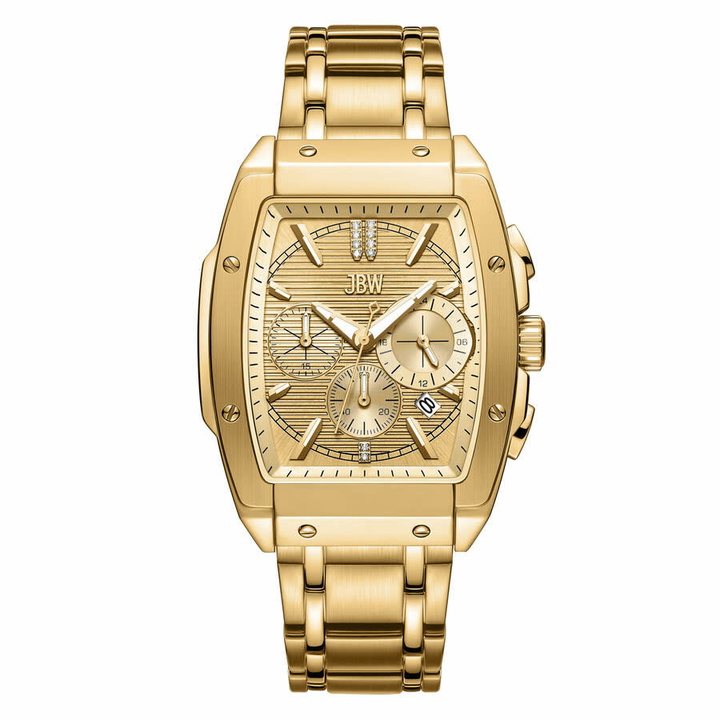 Photo: JBW Echelon Collection Chronograph Quartz Gold Dial Mens Watch J6409A