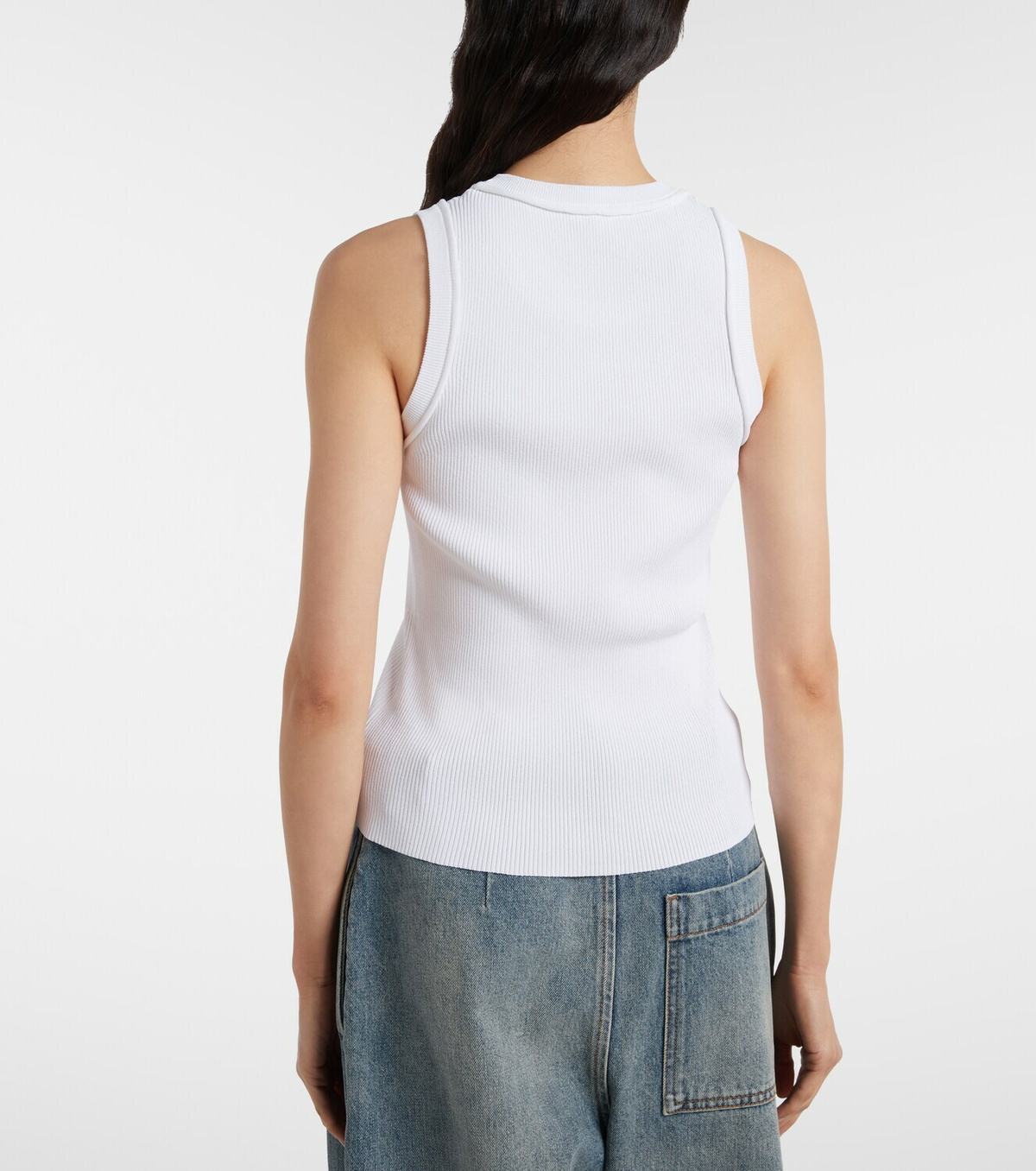 Loewe Anagram ribbed-knit tank top