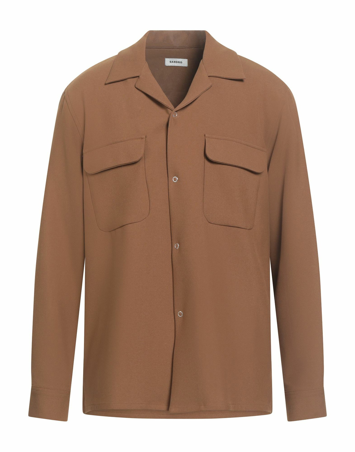 Sandro Mens Shirt Camel