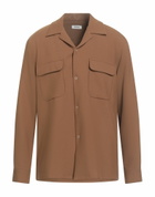 Sandro Mens Shirt Camel