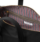 Thom Browne - Suede-Trimmed Canvas Holdall - Black