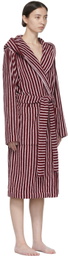 Tekla Red Organic Cotton Robe