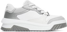 Versace White & Gray Odissea Sneakers