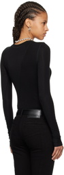 Fax Copy Express Black 'The Round Neck' Long Sleeve T-Shirt