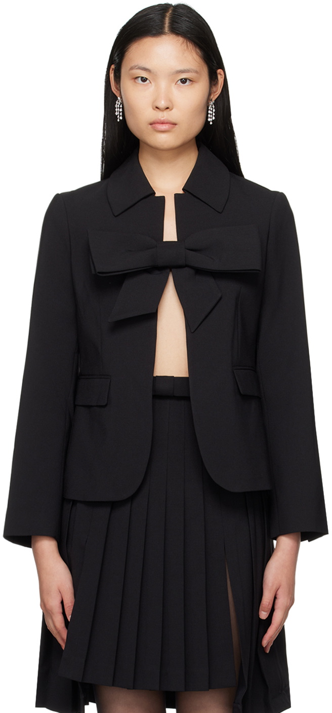 Shushu/Tong SSENSE Exclusive Black Jacket Shushu/Tong