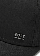 Boss Logo-appliquéd Canvas cap - Black - One Size