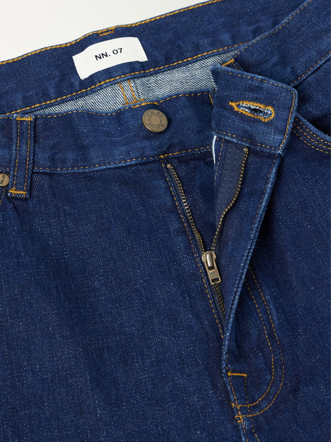 NN07 - Otis 10075 Straight-Leg Organic Jeans - Blue