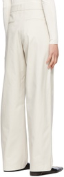 Rosetta Getty Grey Cotton Trousers