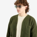 Moscot Mingle Sunglasses in Silver/Forest Wood