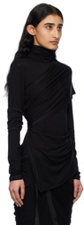 Helmut Lang Black Protection Turtleneck