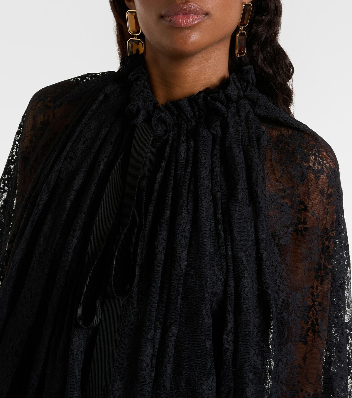 Patou Lace midi dress