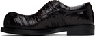 Martine Rose Brown Bulb Toe Buckle Loafers