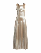 Peserico Womens Maxi dress in Beige