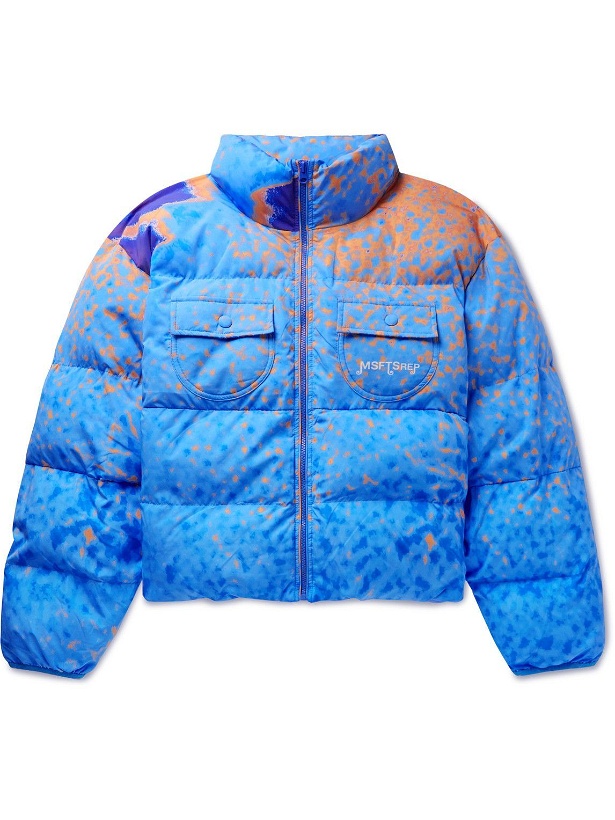 Photo: MSFTSrep - Quilted Printed Padded Shell Jacket - Multi