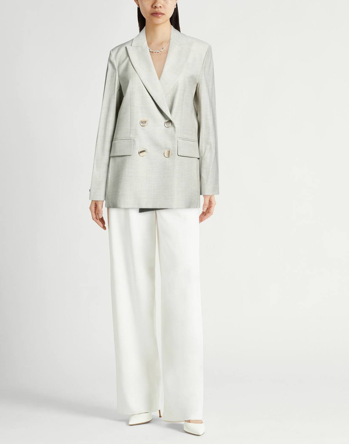 Peserico Womens Blazer Light in Grey