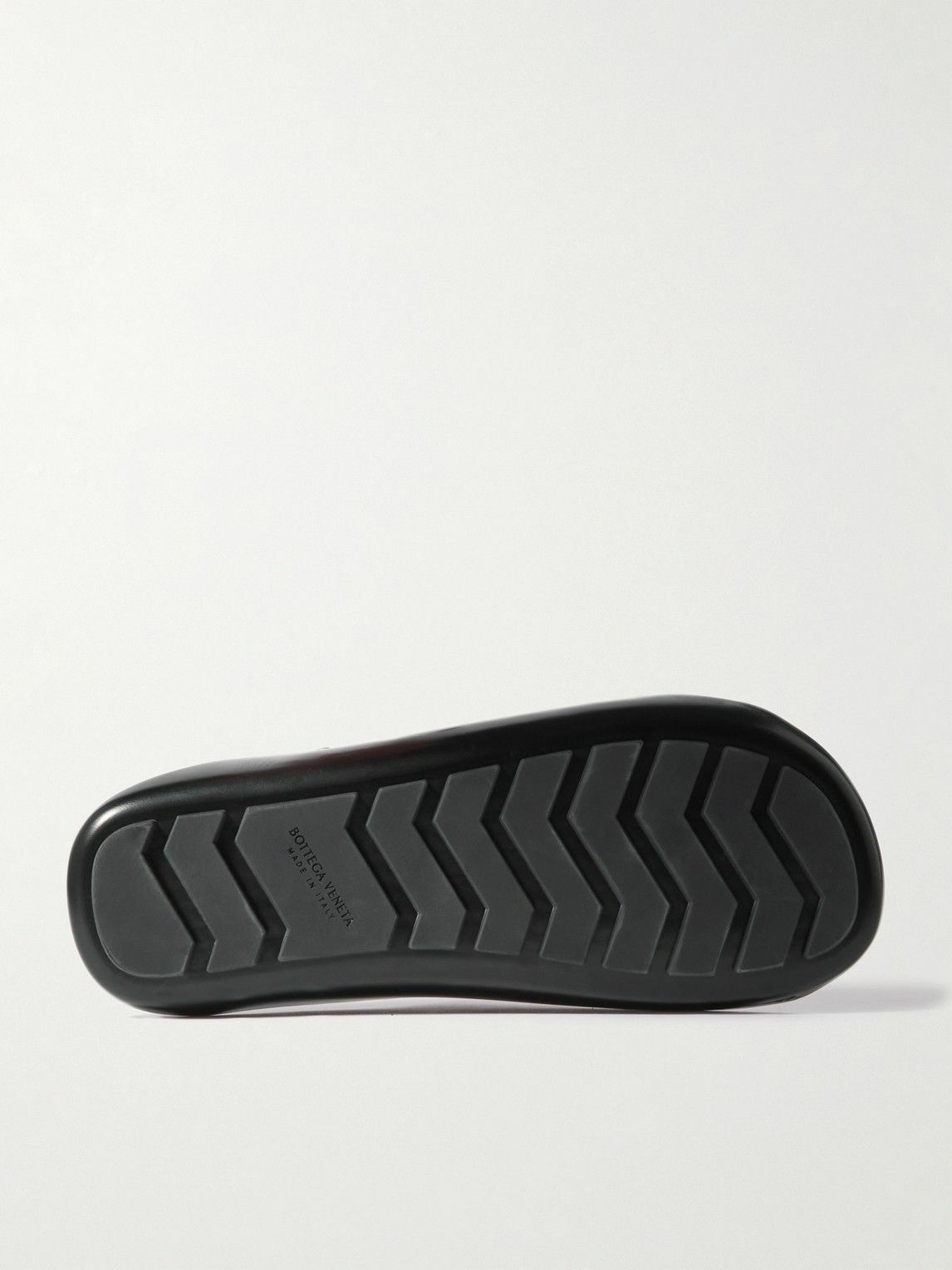 Bottega Veneta - Wave Intrecciato Leather Slides - Brown