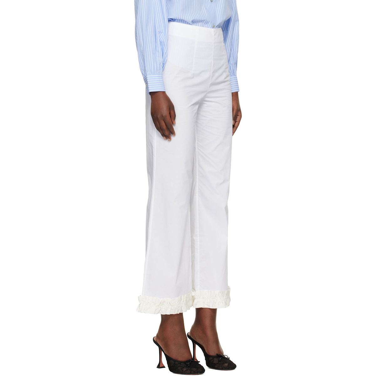 Hai White Leo Trousers