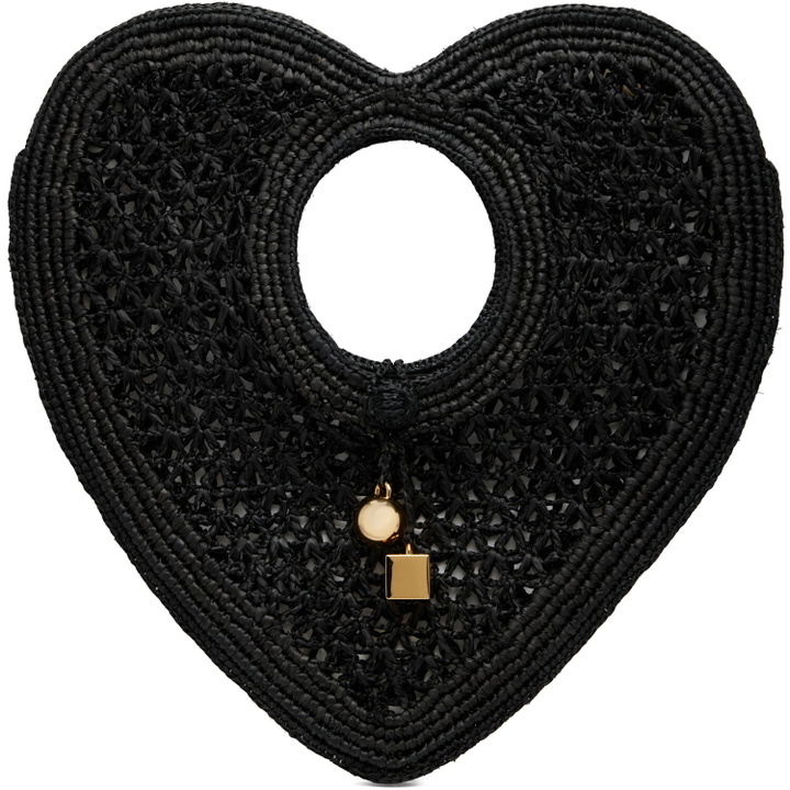 Photo: JACQUEMUS Black 'Le Spiaggia Coeur' Tote