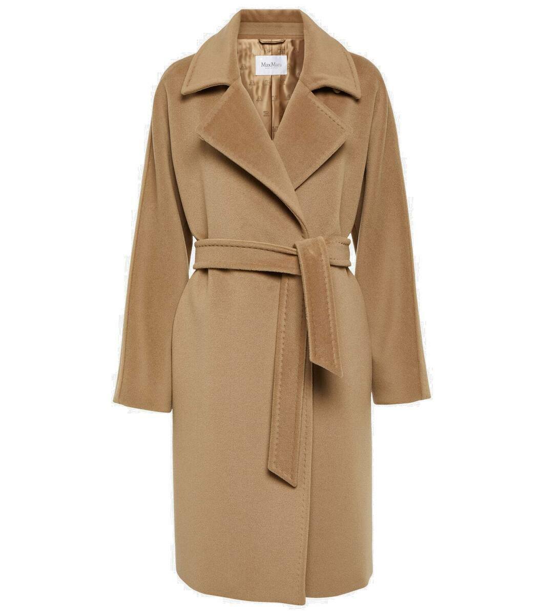 ブルゾン Max Mara Estella Coat In Virgin Wool And Cashmere Estella wool and cashmere coat in black - Max Mara | Mytheresa