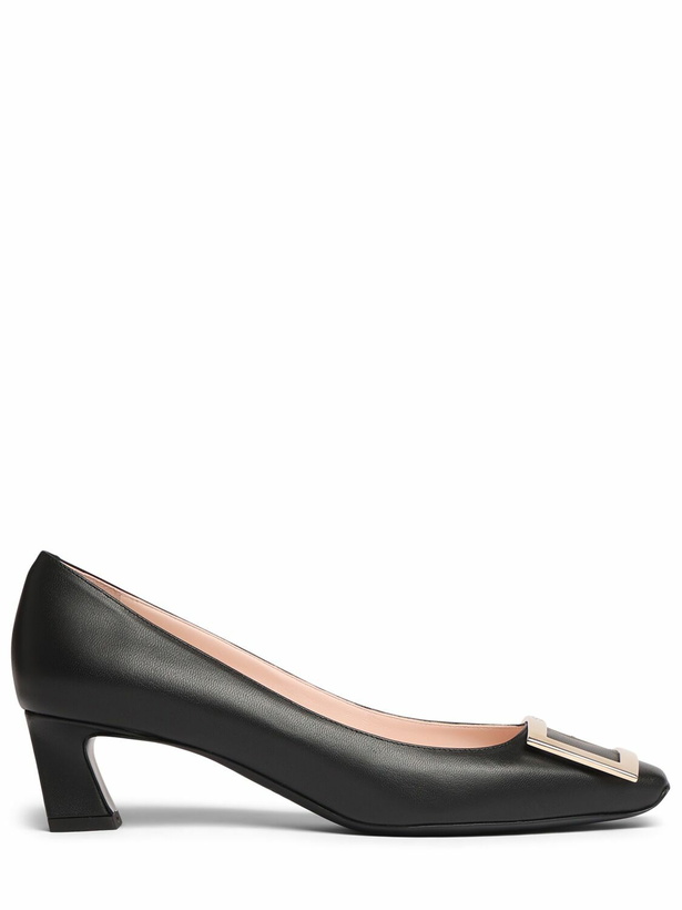 Photo: ROGER VIVIER 45mm Trompette Leather Pumps