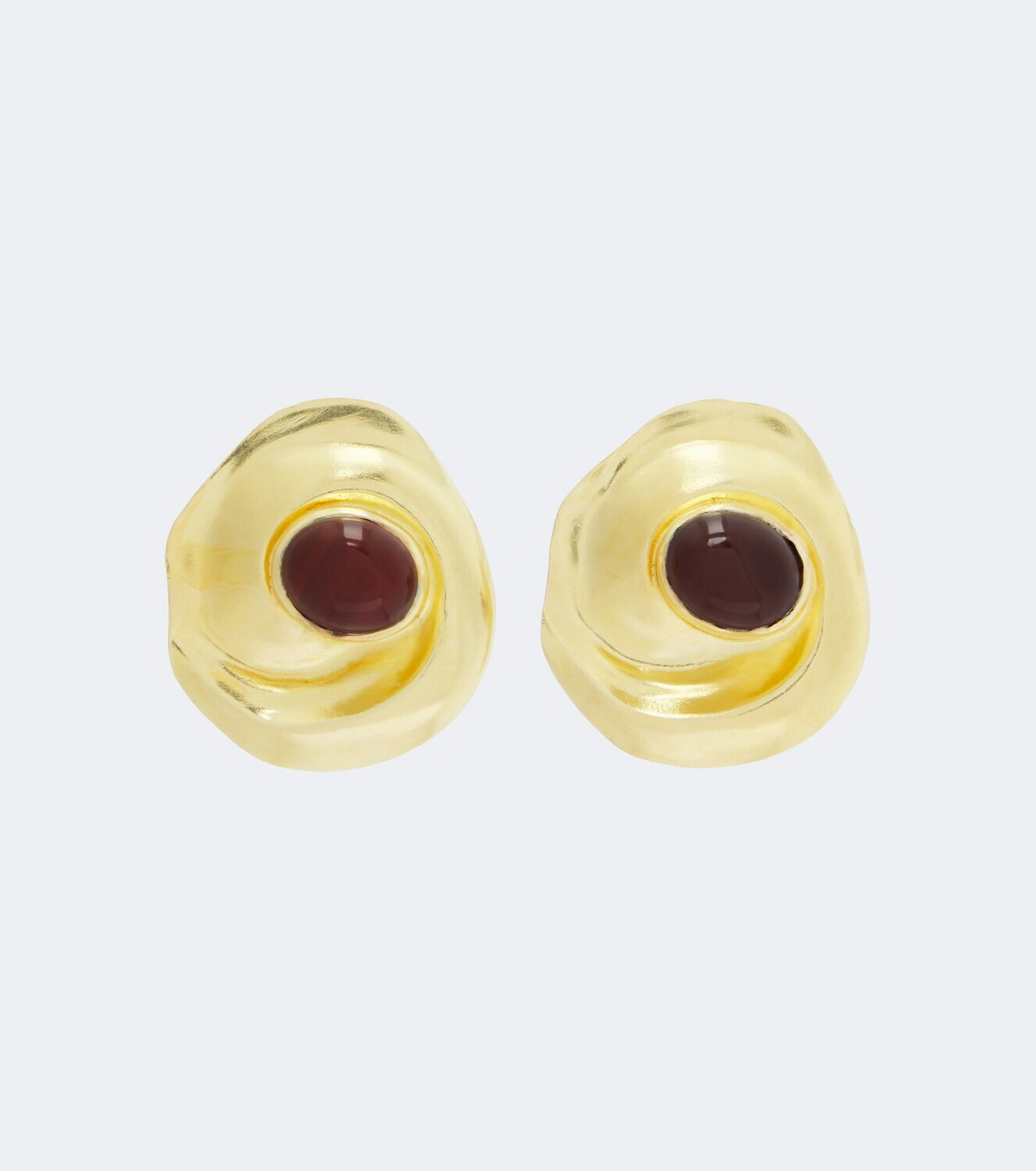 Ysso Cote embellished gold-plated earrings