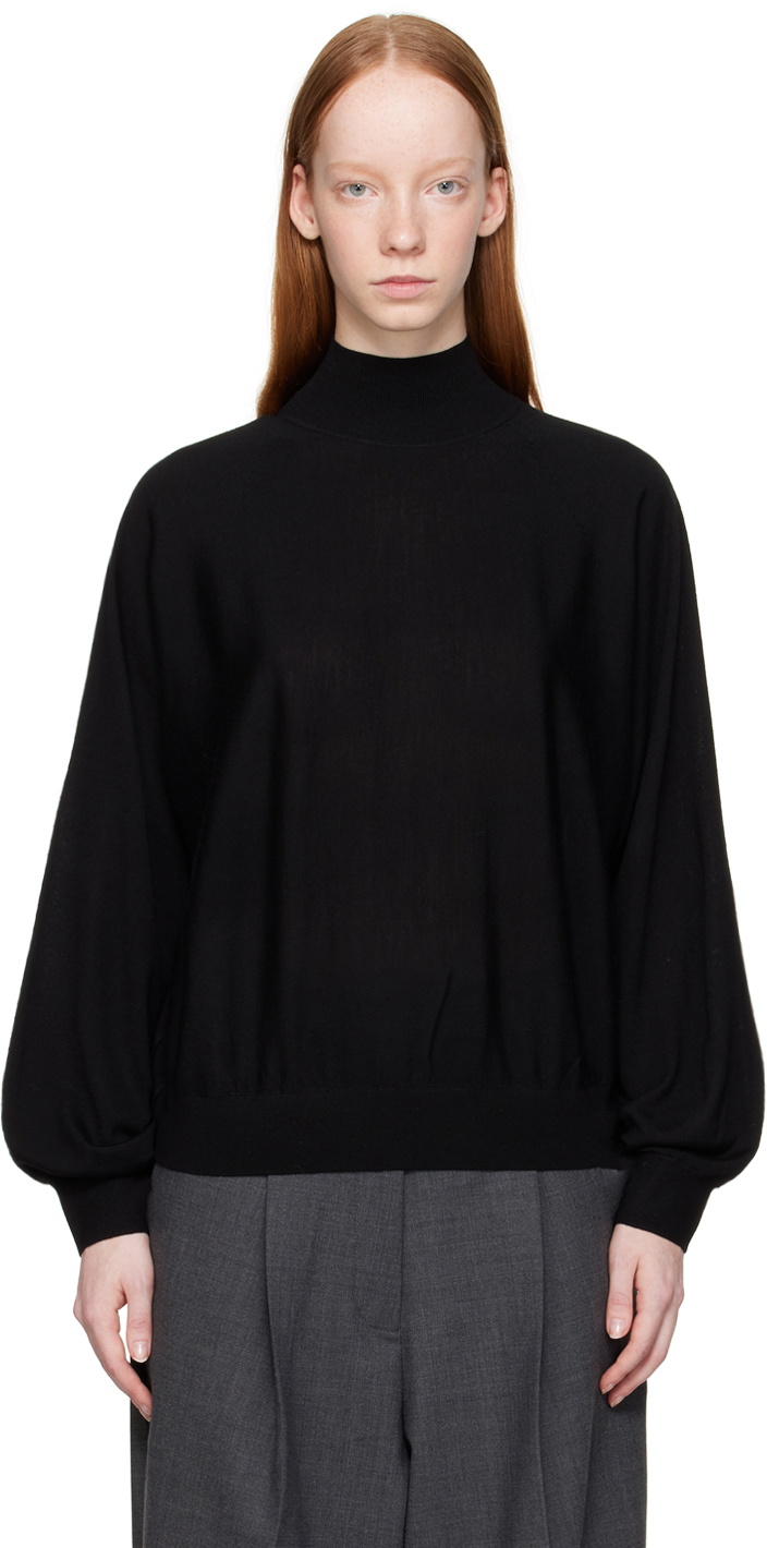 Cheryl Mock Neck Sweater Black