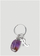 Small Stone Earring in Purple