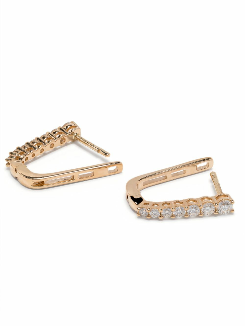 Dana Rebecca Designs 14K Gold Ava Bea Graduating Diamond Hoop Earrings ...