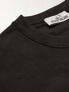 Stone Island - Logo-Appliquéd Cotton-Jersey Sweatshirt - Brown