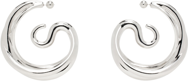 Photo: Panconesi Silver Triptych Large Earrings