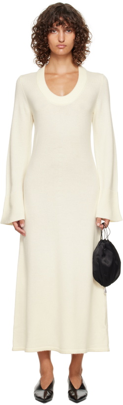 Photo: Loulou de Saison Off-White Ari Knit Maxi Dress