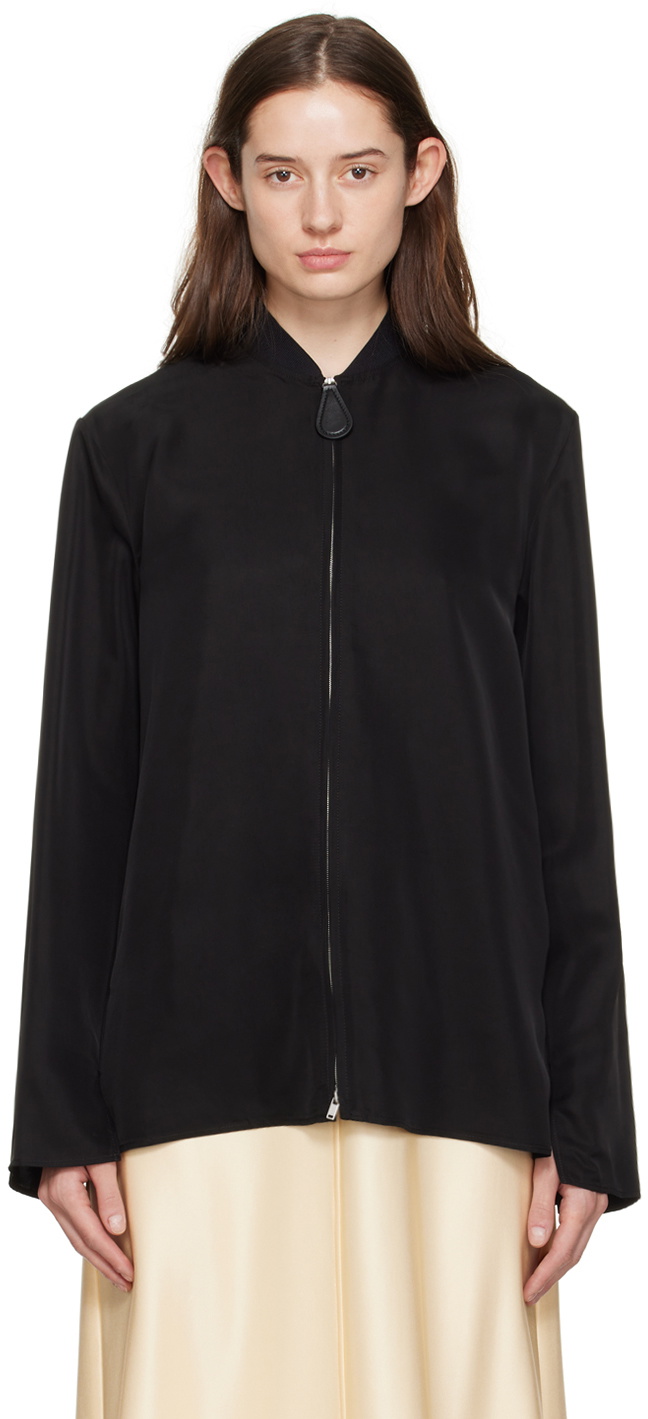 Jil Sander Black Lightweight Jacket Jil Sander