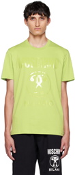 Moschino Green Double Question Mark T-Shirt