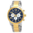 Citizen Chronograph Quartz Blue Dial Two-Tone Mens Watch AN8059-56L