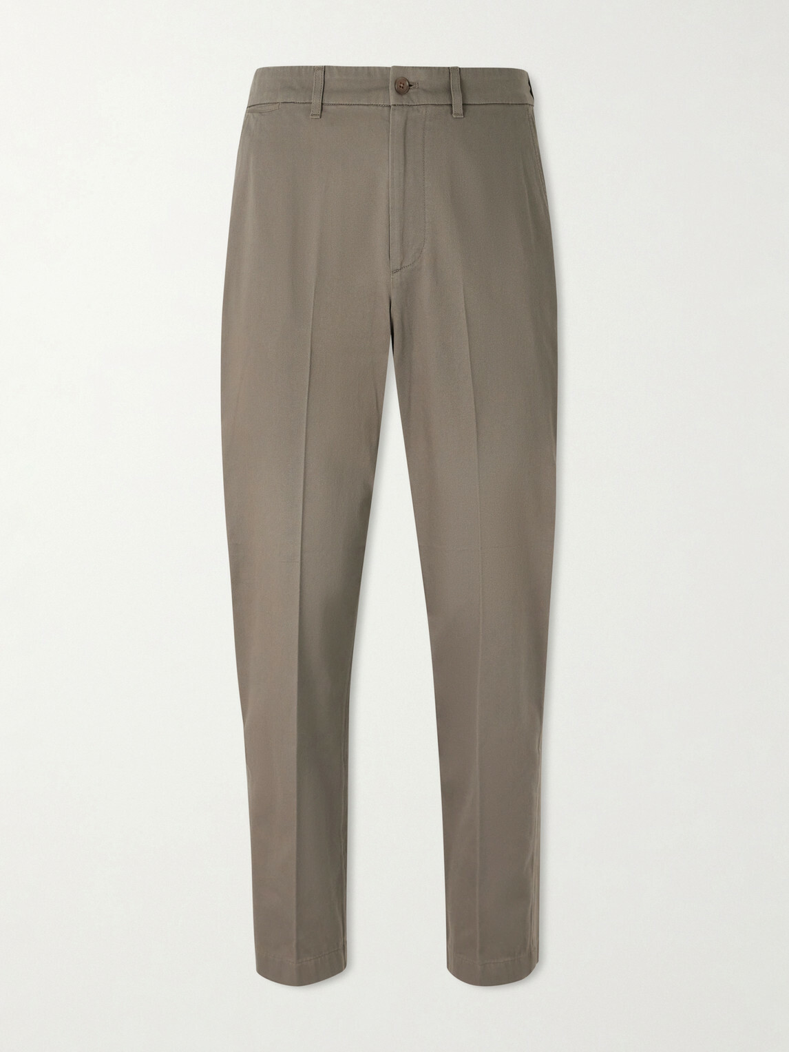 Dunhill - Straight-Leg Cotton-Twill Chinos - Brown