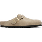 Birkenstock Beige Regular Boston Slip-on Loafers