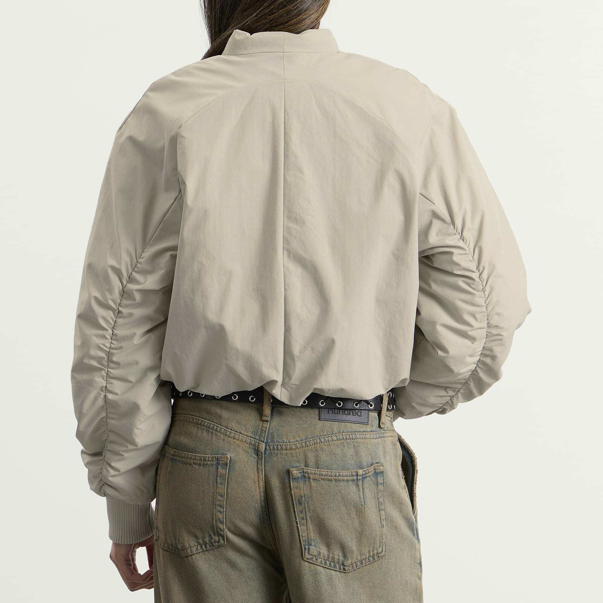 Won Hundred Women's Ola Bomber Jacket in Willow Gray