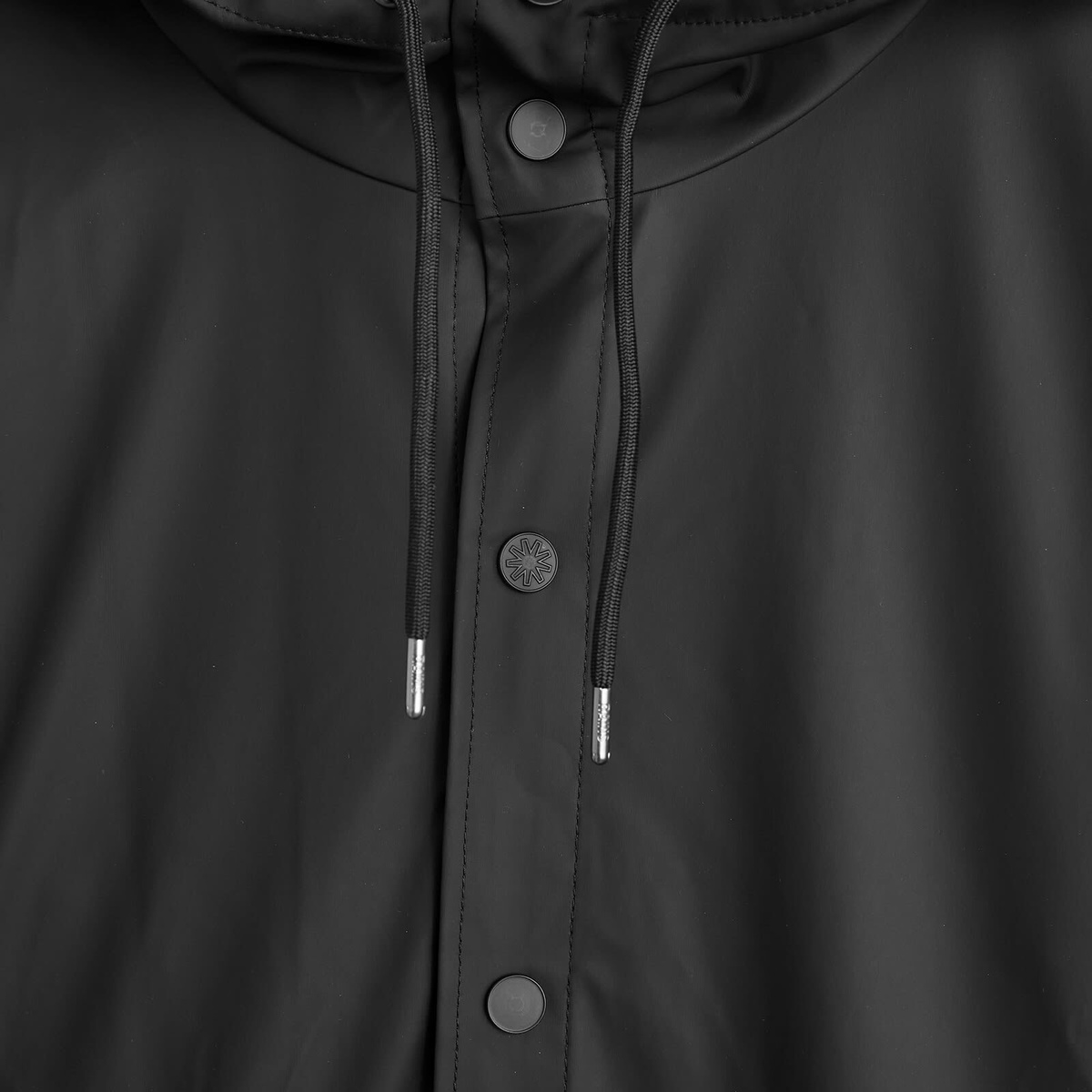 Rains Long Jacket in Black