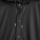 Rains Long Jacket in Black