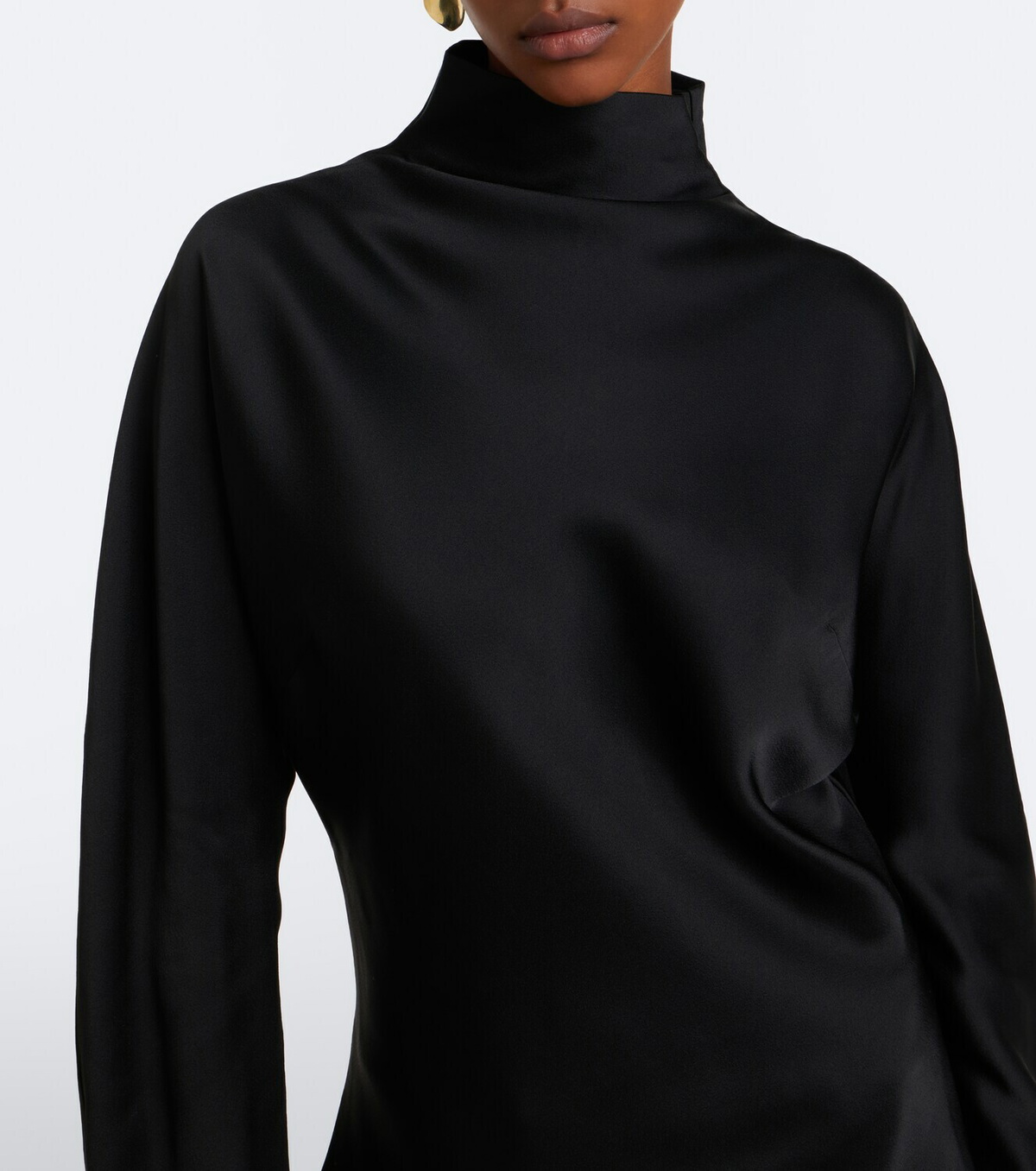 Róhe Satin turtleneck top