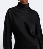 Róhe Satin turtleneck top