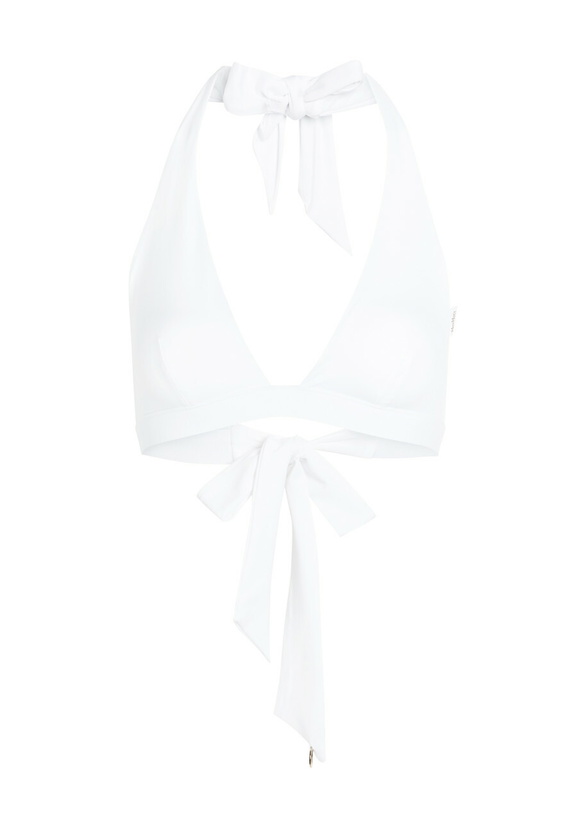 Photo: Max Mara Ariella Halterneck Bikini top White