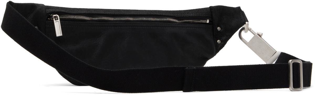 Rick Owens Black Hollywood Geo Bumbag Pouch Rick Owens