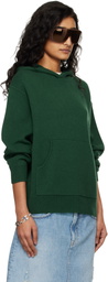 Acne Studios Green Cashmere Hoodie