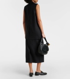 CO Pinstriped wool vest